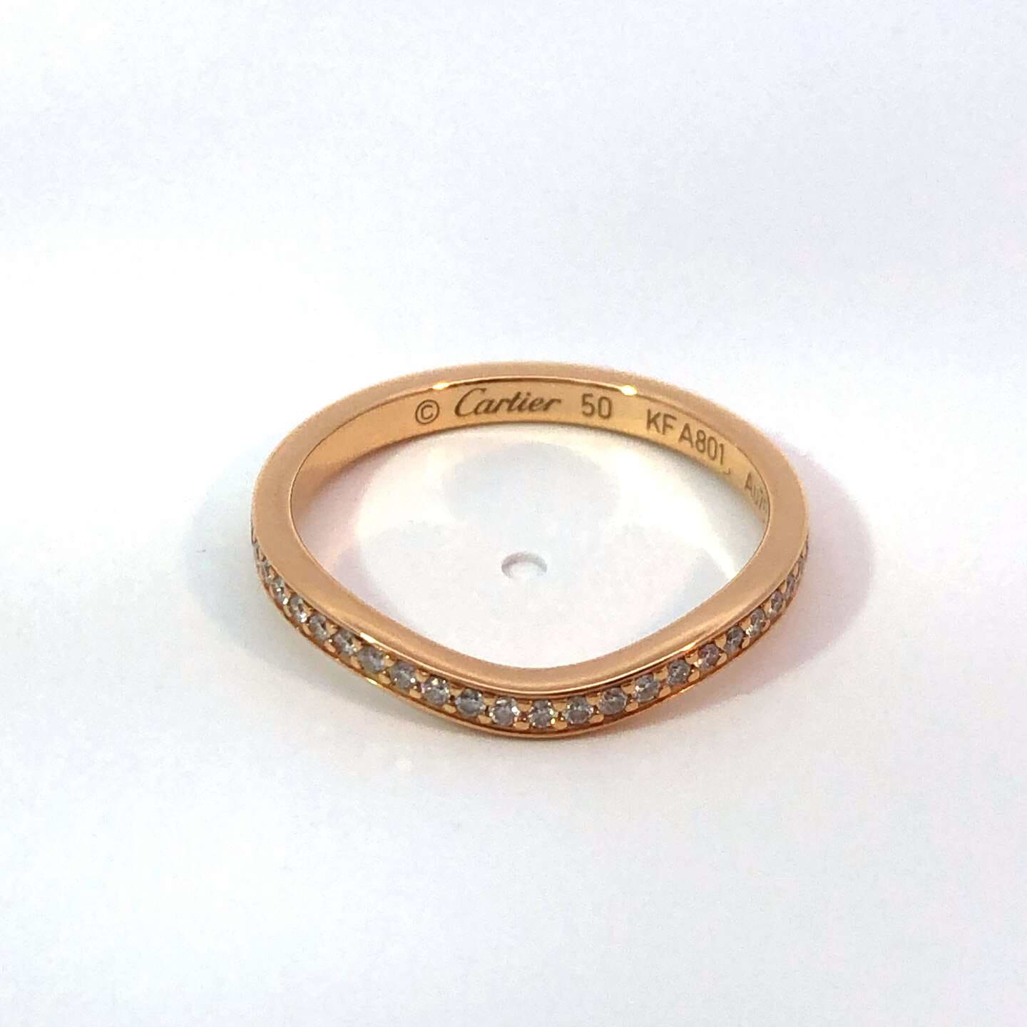 バレリーナ ウェディング リング Au750 #50/約10号  KFA801 総重量約2.15g